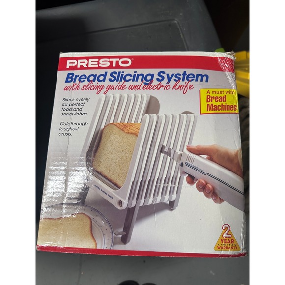 Presto Bread Slicing System with Slicing Guide and Electric Knife New in Box - Picture 1 of 1